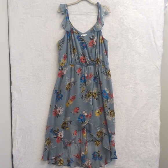 Maurices Dresses & Skirts - Maurices Women's Chiffon Floral High Low Sleeveless Dress Size XL